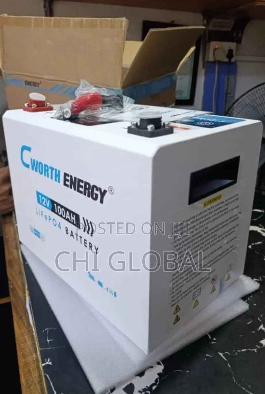 Cworth 1.28kwh 12v 100ah Lithium Battery