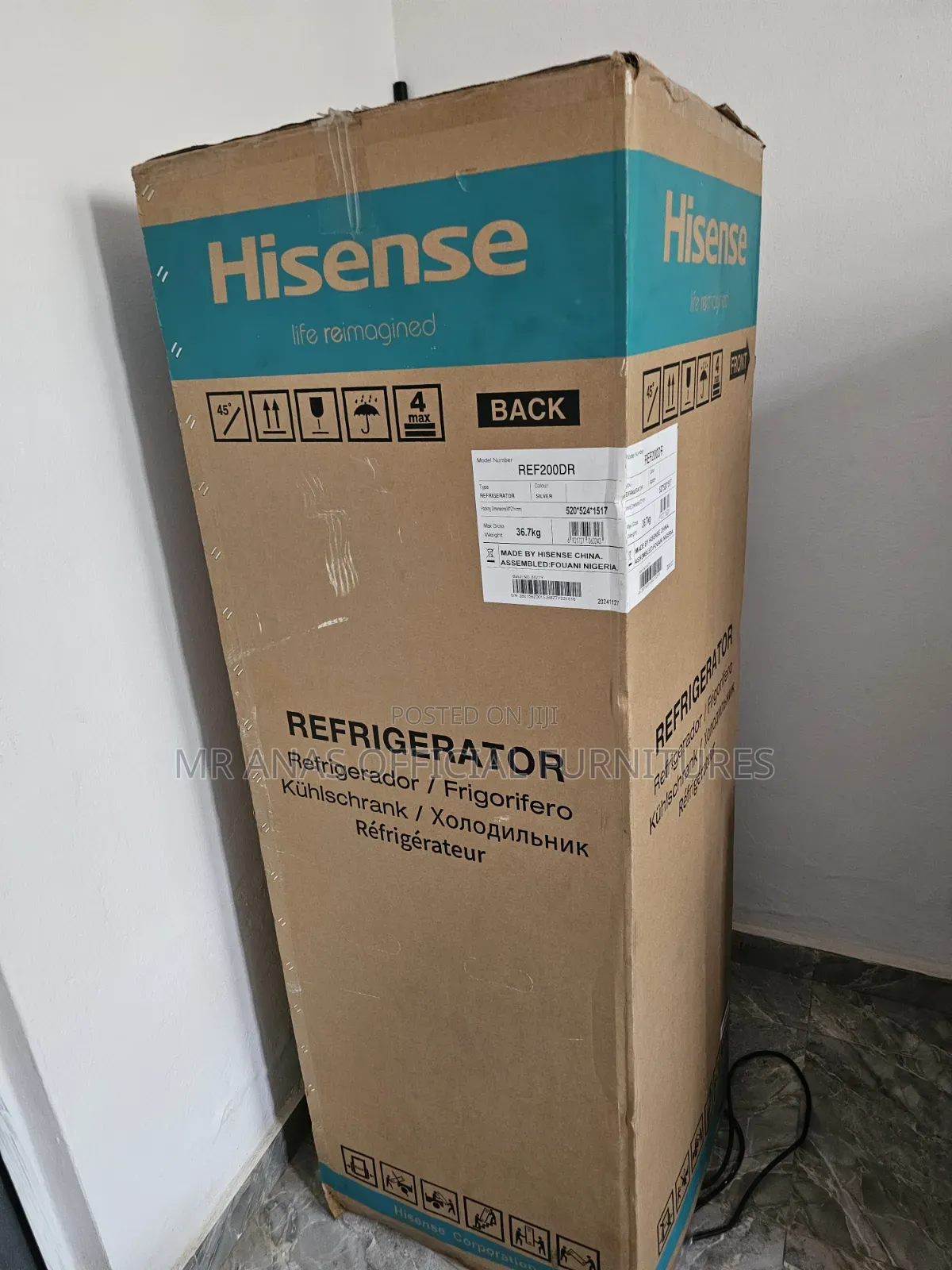 154l Hisense Double Door Fridge