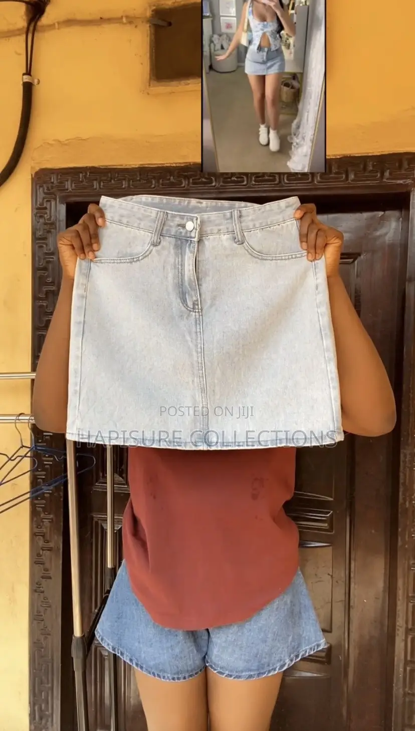 Demin Mini Skirt