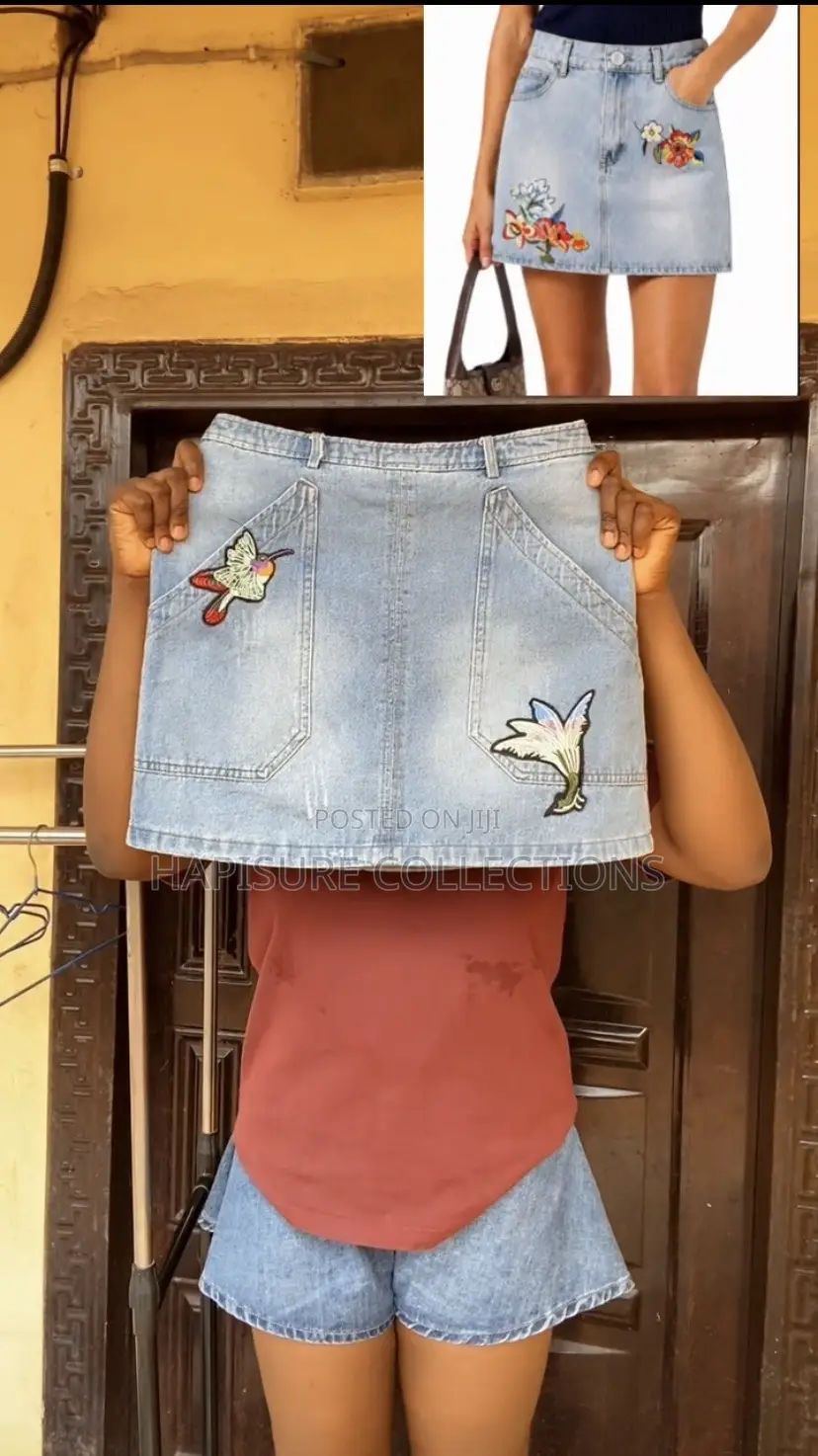 Demin Mini Skirt
