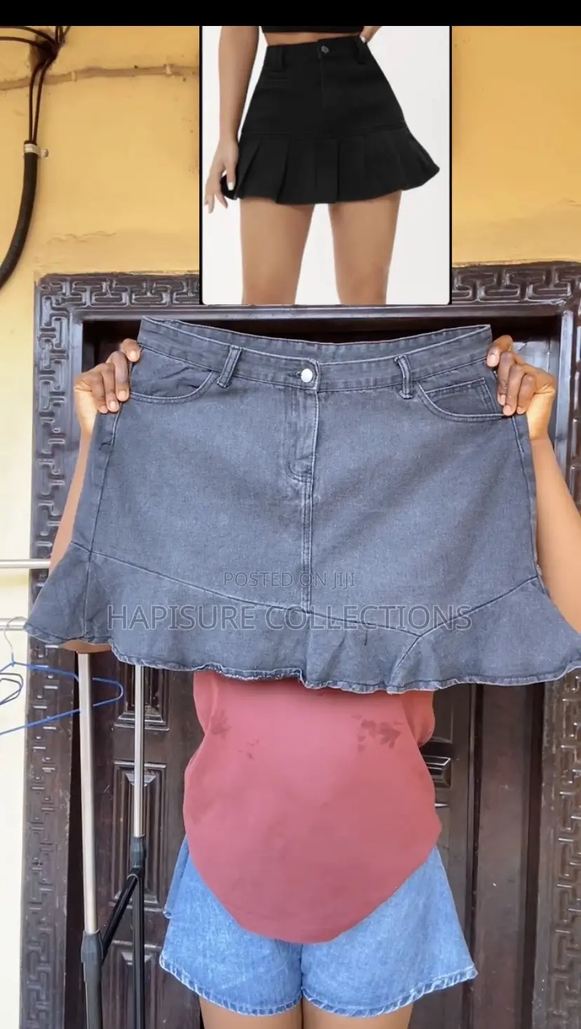 Demin Mini Skirt