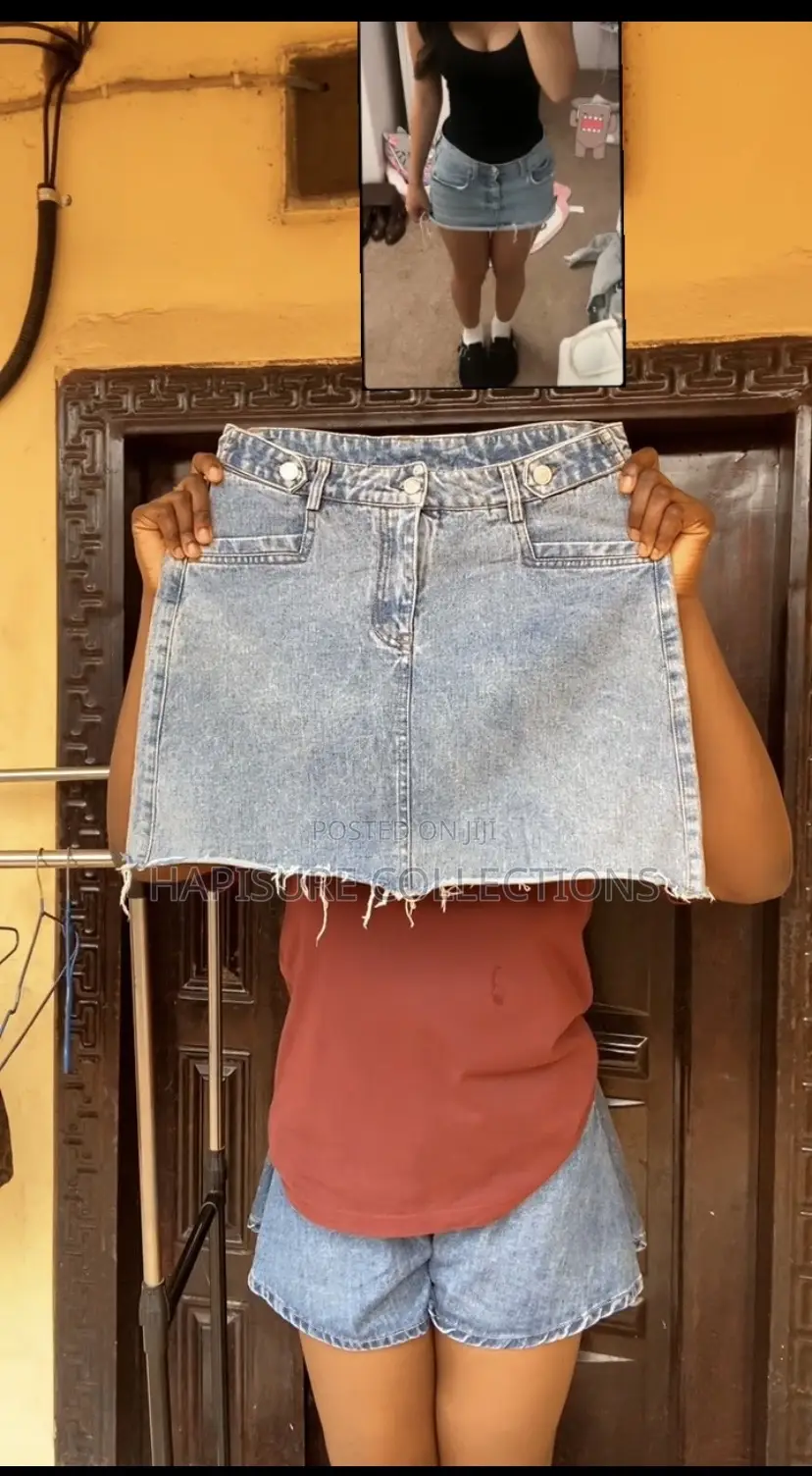 Demin Mini Skirt