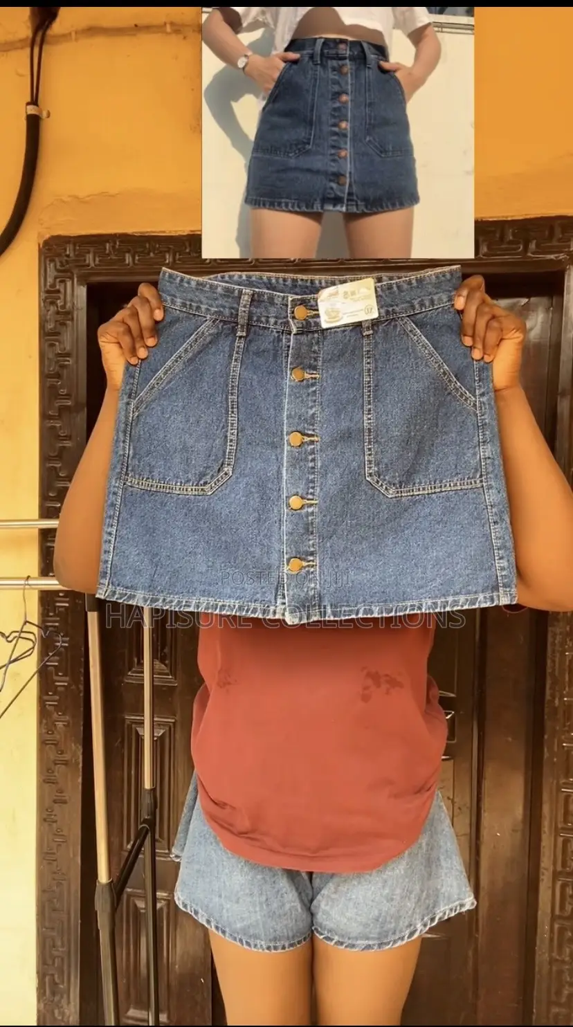 Demin Mini Skirt