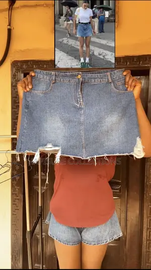 Demin Mini Skirt