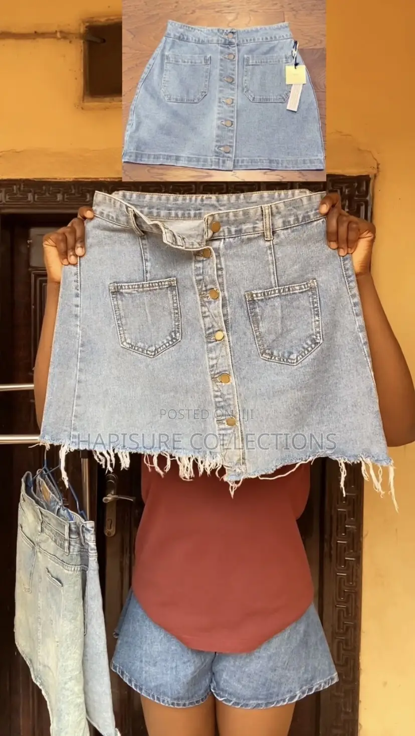 Demin Mini Skirt