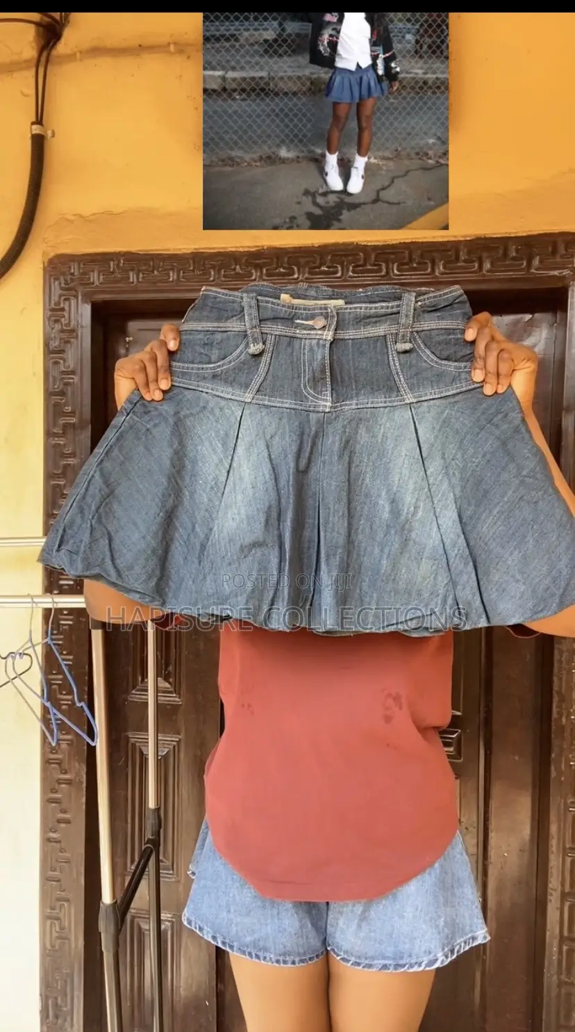 Demin Mini Skirt