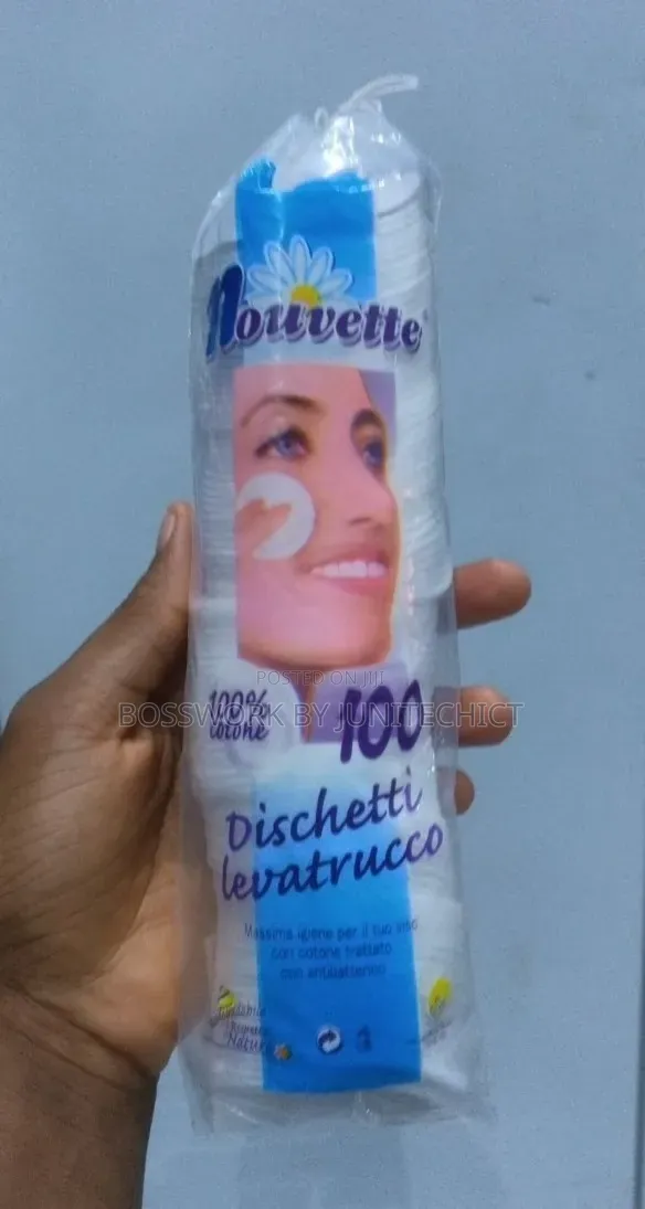 Novette 100% Cotton Makeup Remover Pads – 100 Pieces