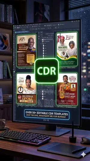 CDR and PSD Editable Templates