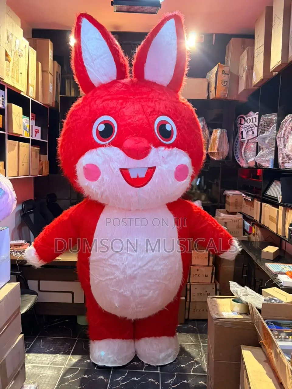 Inflatable Rabbit Mascot Costume