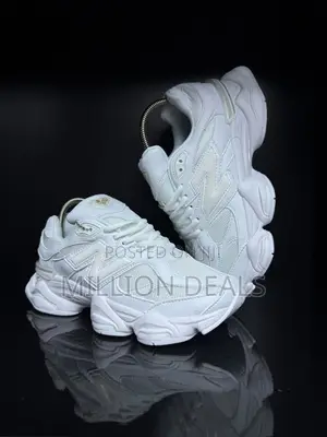 New Balance 9060 ‘Triple White Sneakers