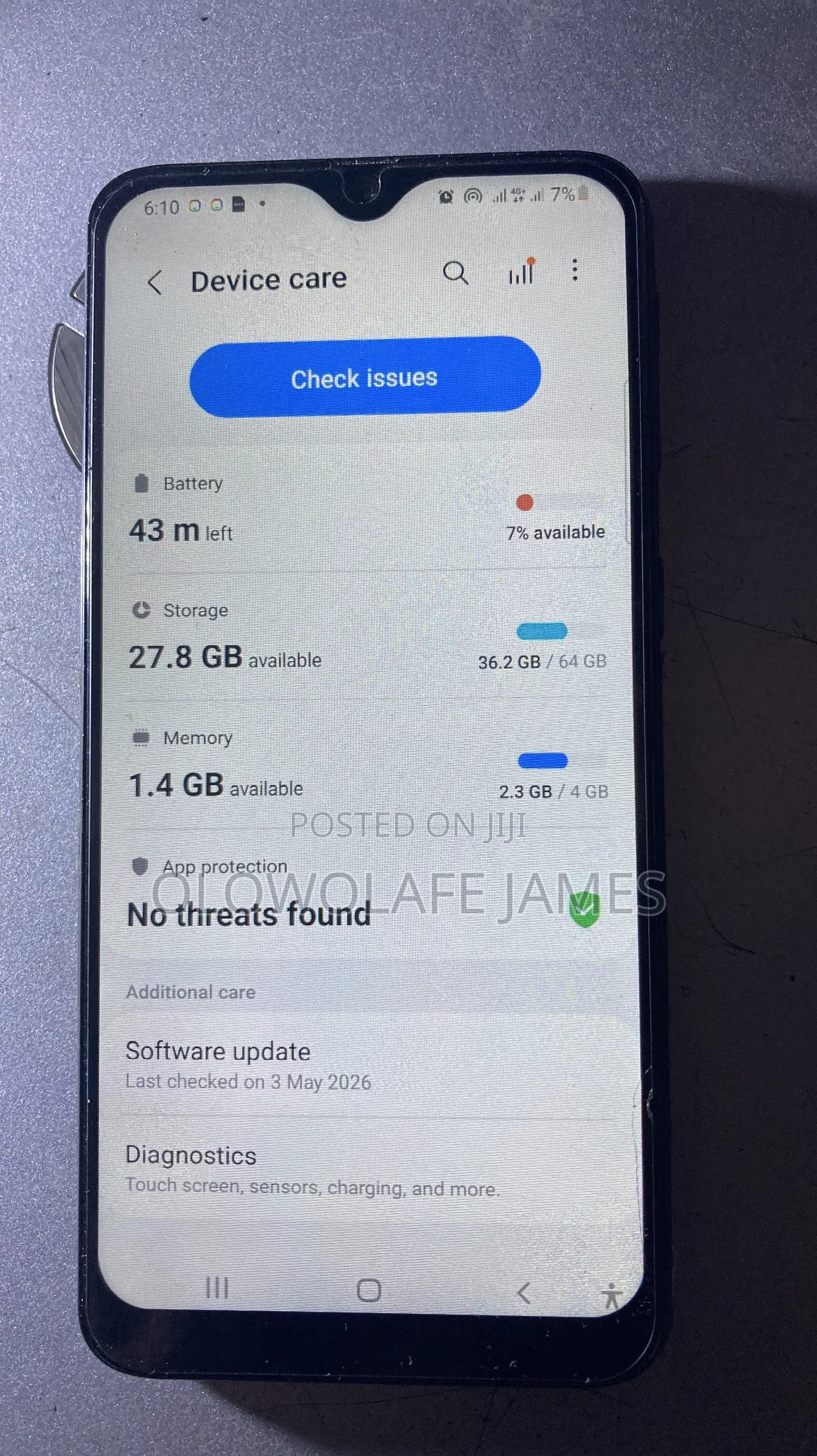 Samsung Galaxy A40 64 GB Black