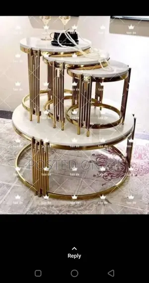 Center Table With 3 Stools