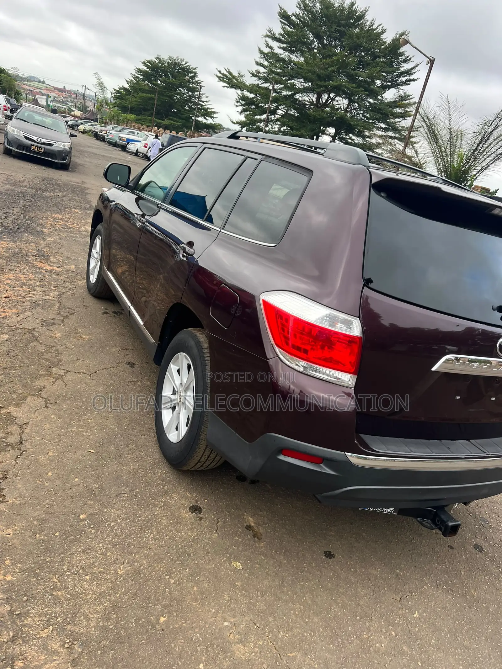 Toyota Highlander 2012 Maroon
