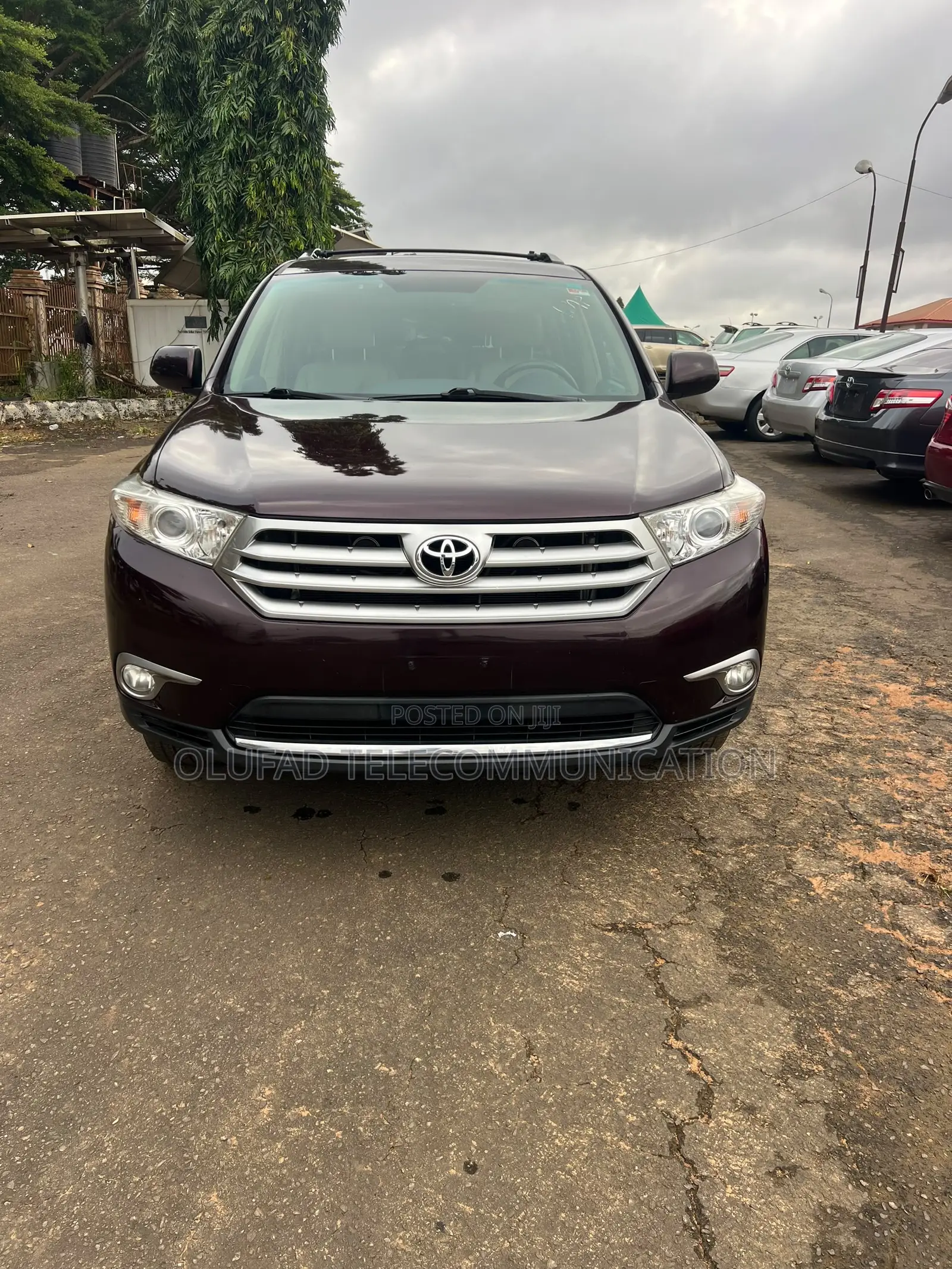 Toyota Highlander 2012 Maroon