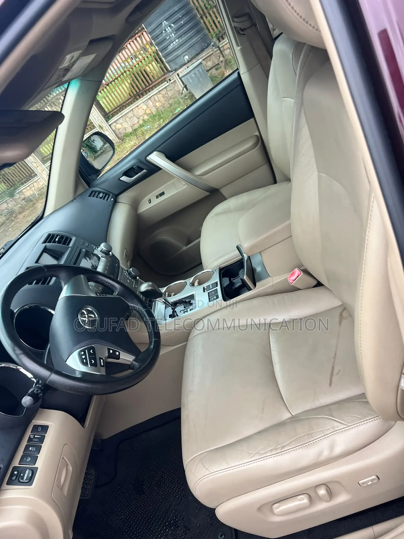 Toyota Highlander 2012 Maroon