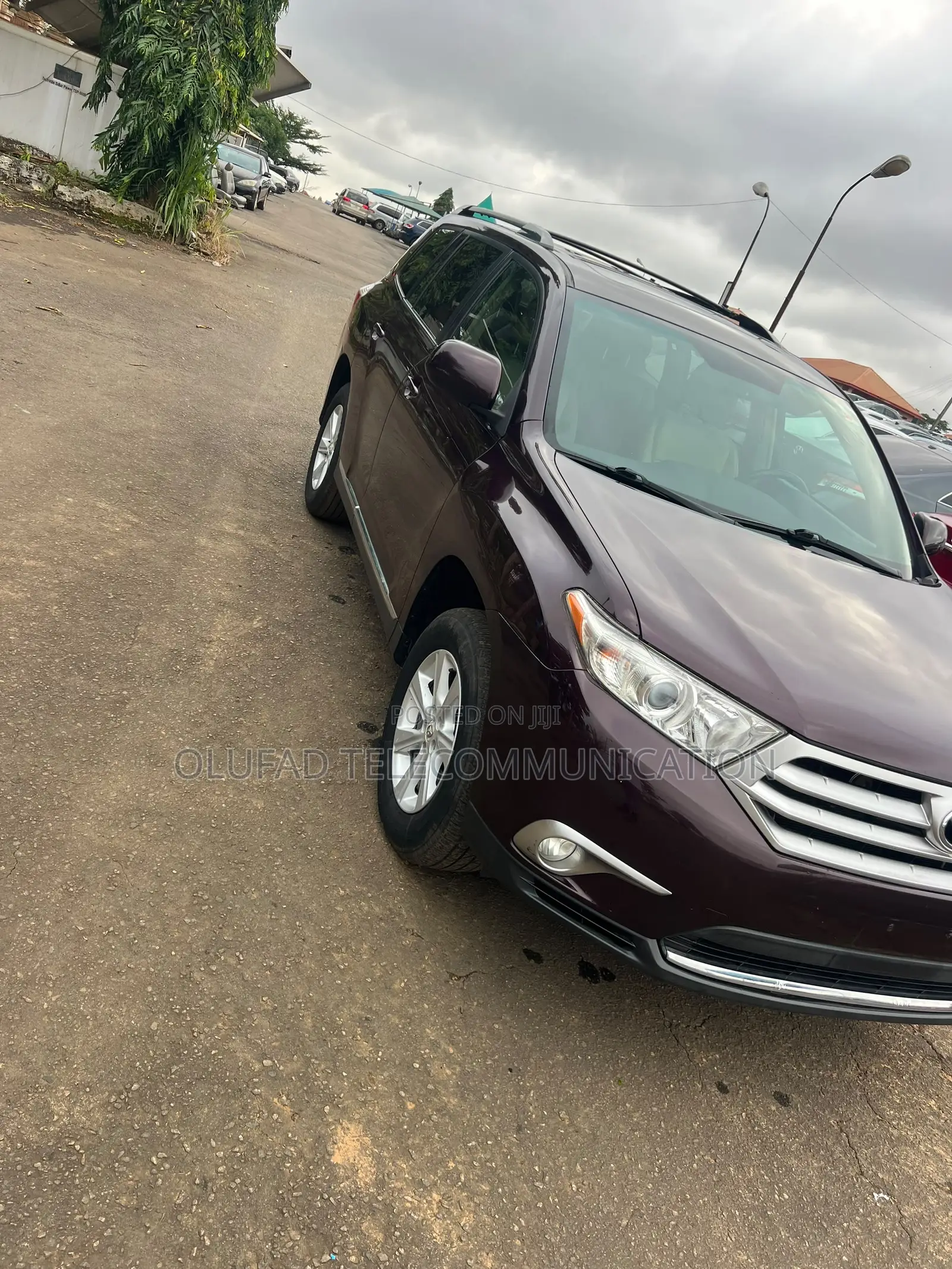 Toyota Highlander 2012 Maroon