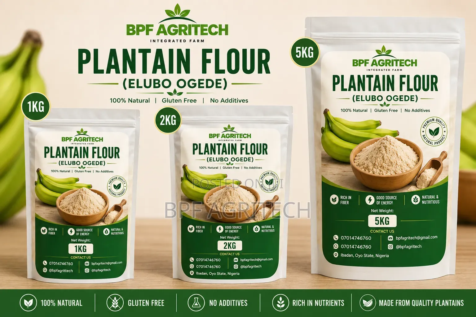 Healthy Plantain Flour