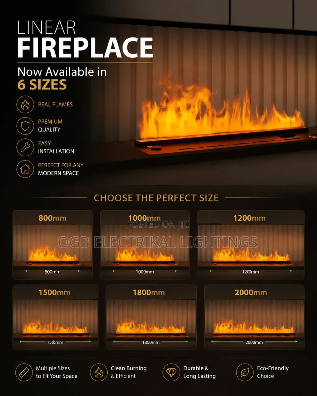 Multicoloured Fireplace