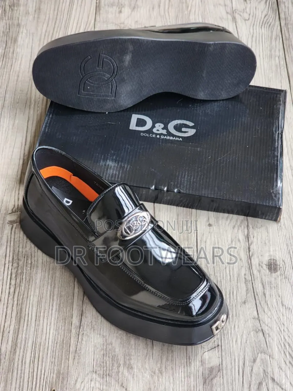 Men’S Premium Patent Leather Chunky Loafers