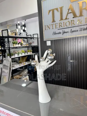 Hand and Ball Decor