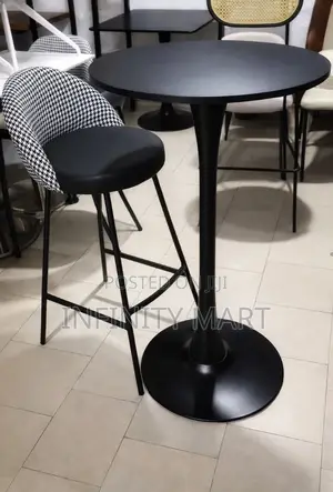 Black Exquisite Bar Table Stool