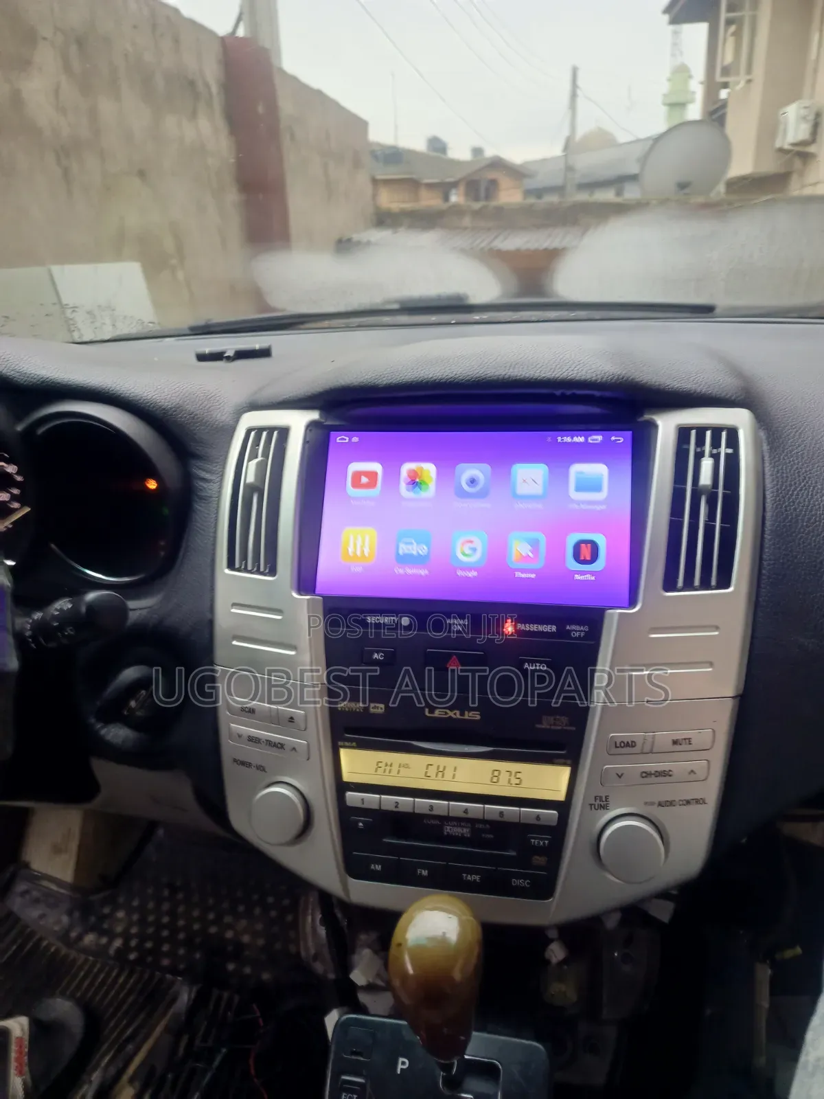 Rx 330/350 Android Navigation System With GPS (Map)