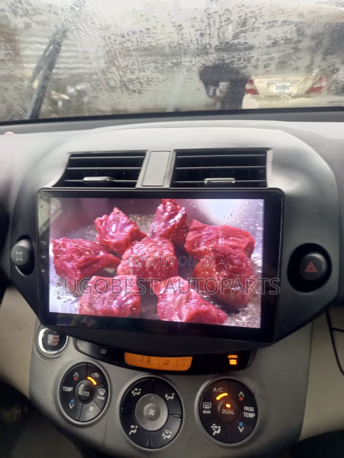 Toyota Rav4 2008/2011 Android Screen With AC Vent Chrome / GPS (Map)