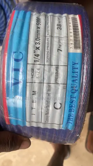 VLC Water Reinforced Hose 1/4"×3.0mm×50m