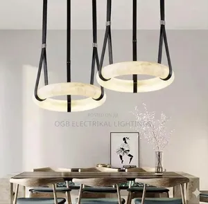 Retro Real Marble Pendant Light