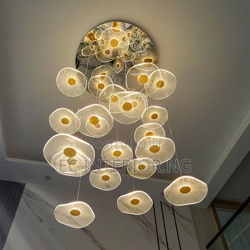Big Staircase Chandelier for Living Space