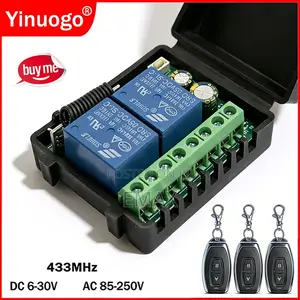2-Channel Rf Relay Module Operates With Input Volt Range of Dc 6-30v