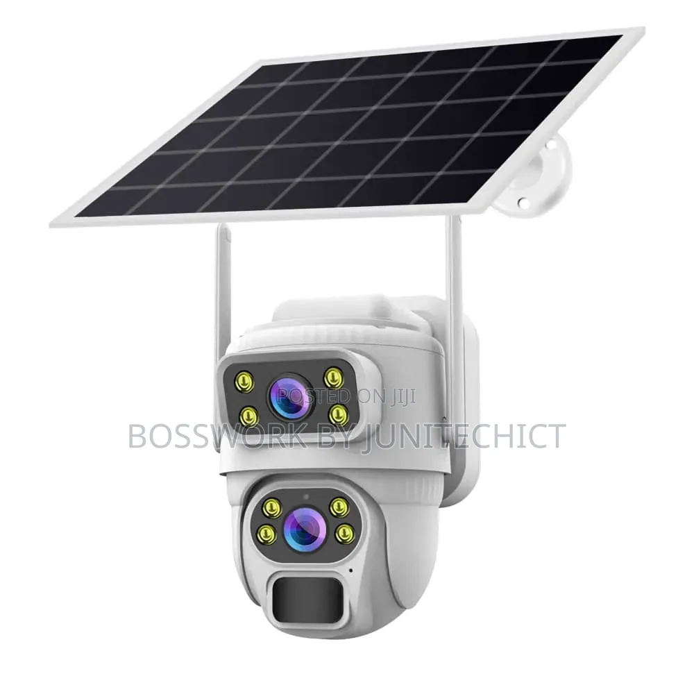 Dual Solar Panel CCTV Camera
