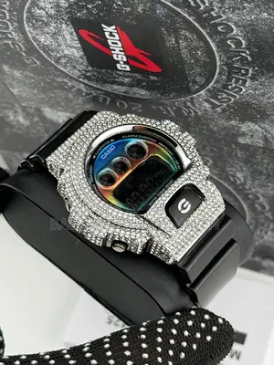 Luxury Fully Iced Casio G-Shock Men's Digital Watch