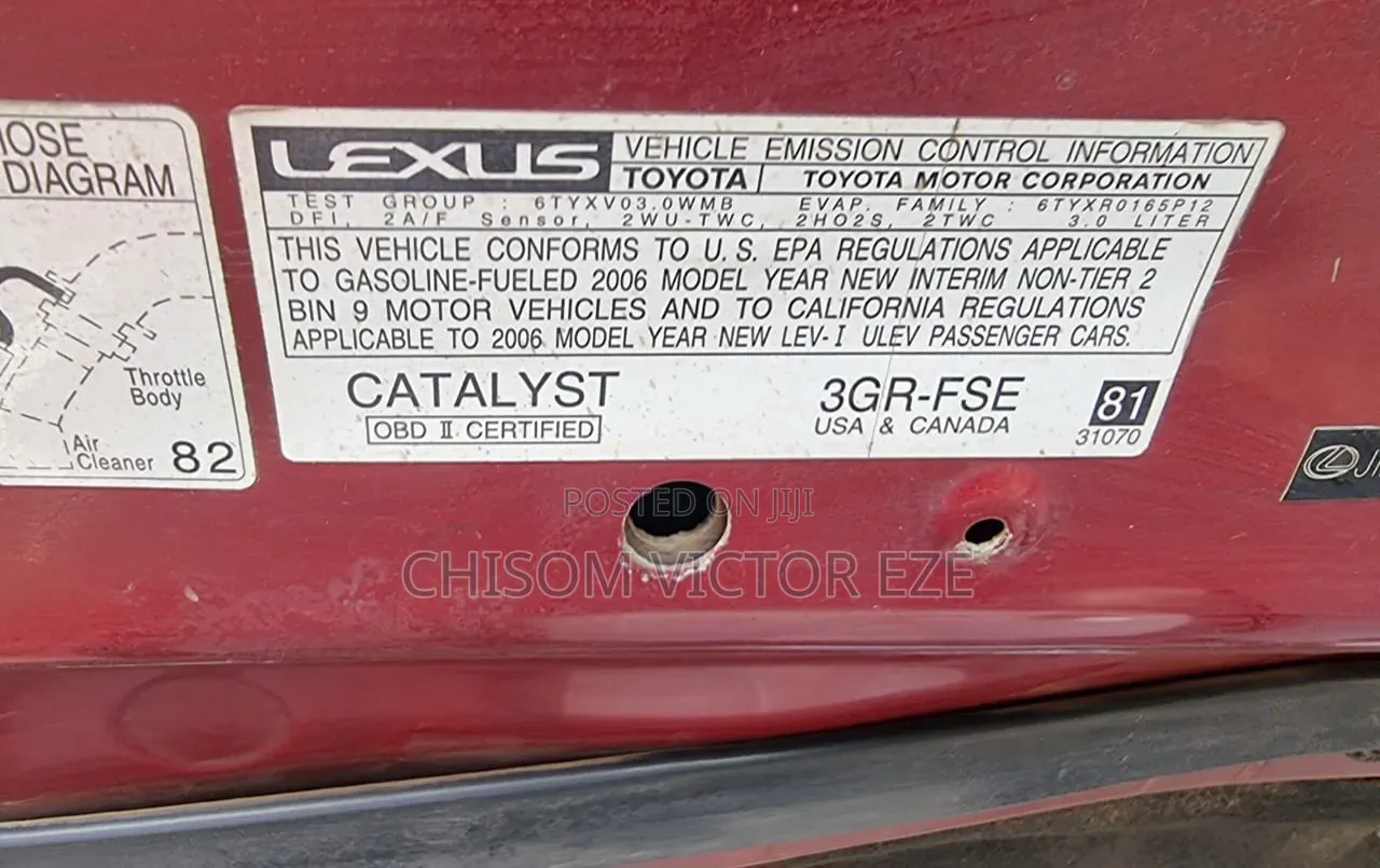 Lexus GS 300 AWD 2006 Red