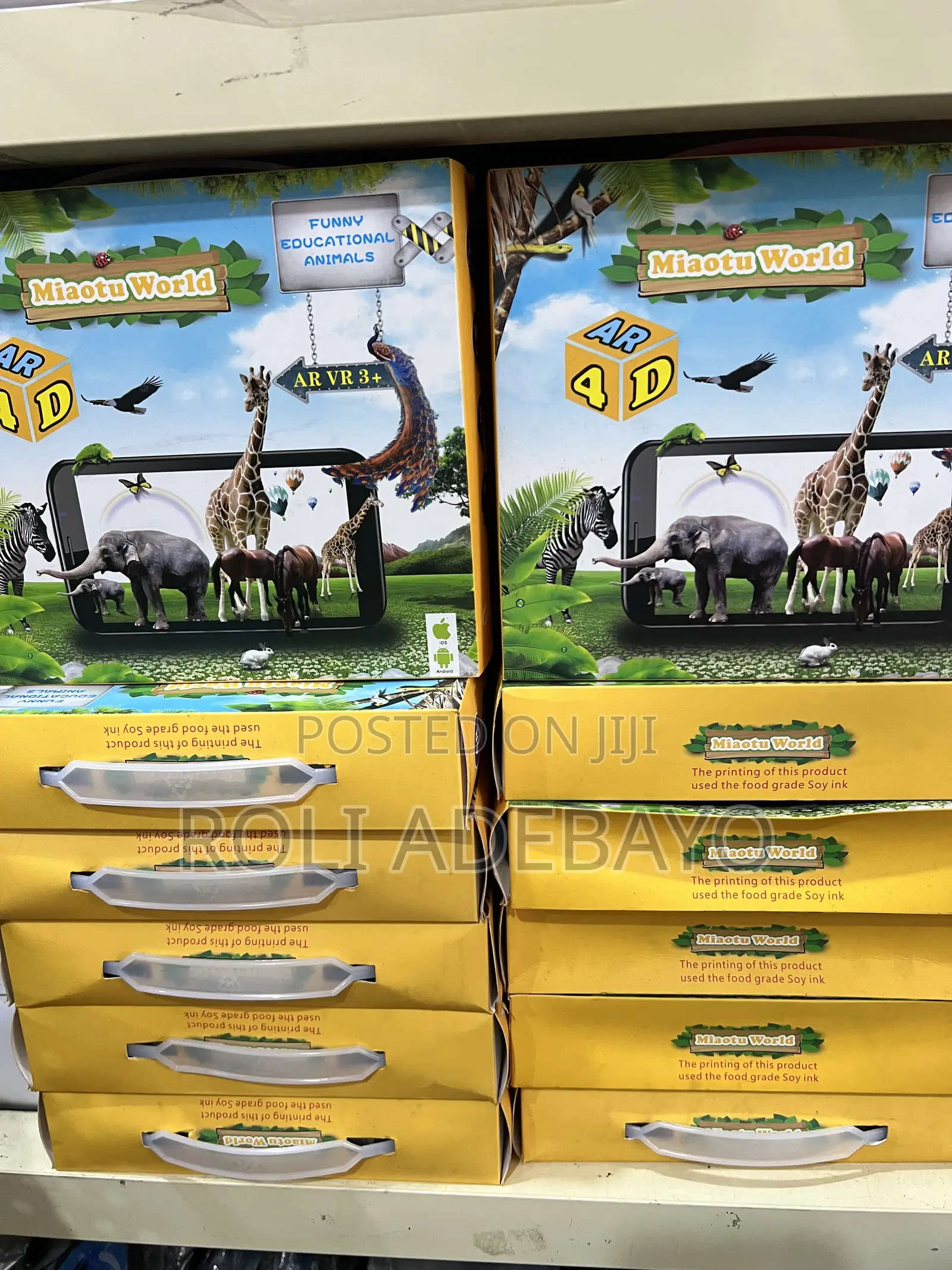 Interactive 4d Educational Game Featuring Animal Cards