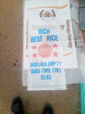 Bag of Rice for Rebaging or Packaging