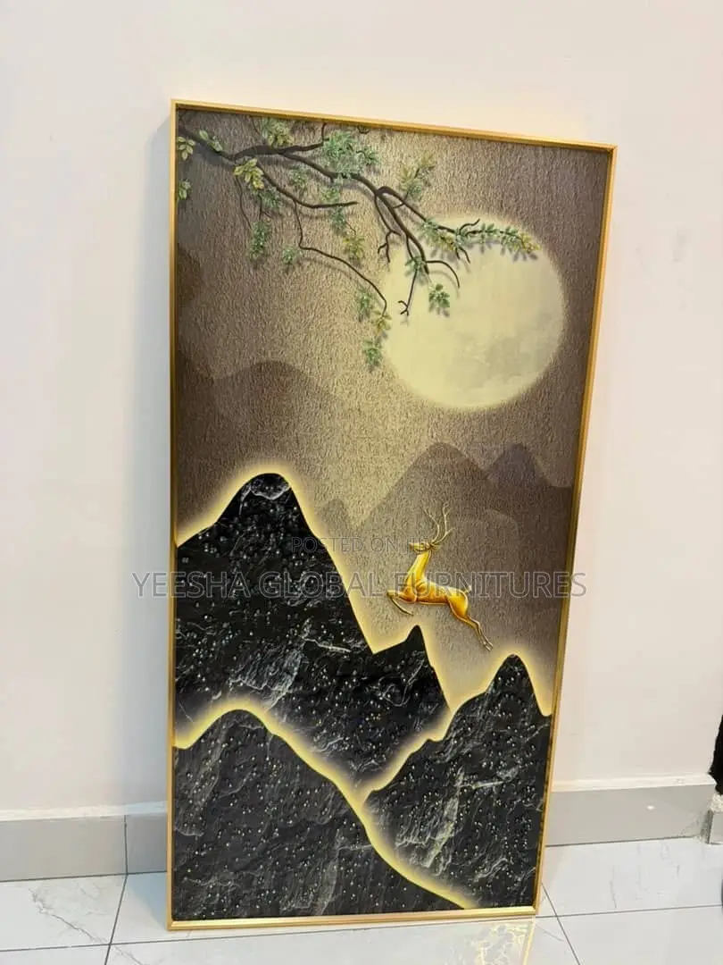 Modern Led 3d Crystal Wall Art Frame