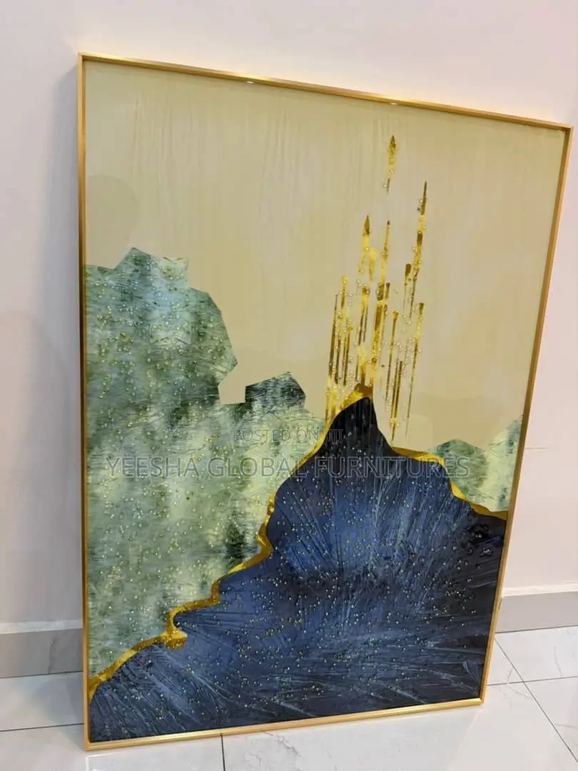 Modern Led 3d Crystal Wall Art Frame