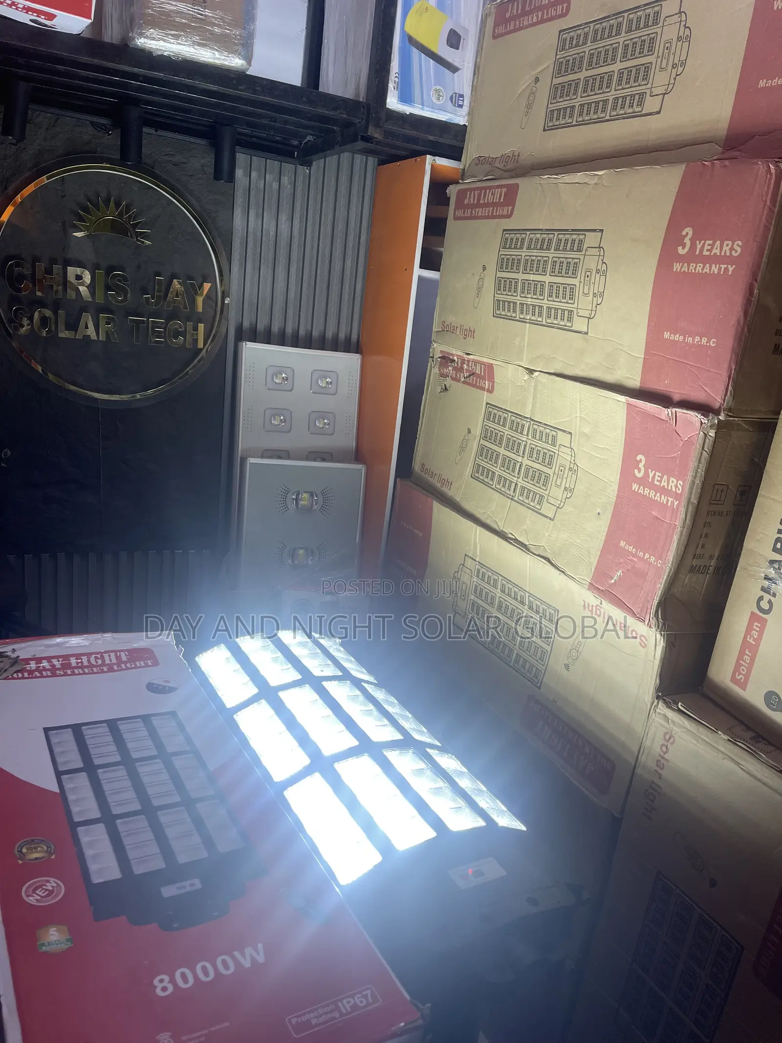 8000 Watts Solar Street Light 3yrs Warranty