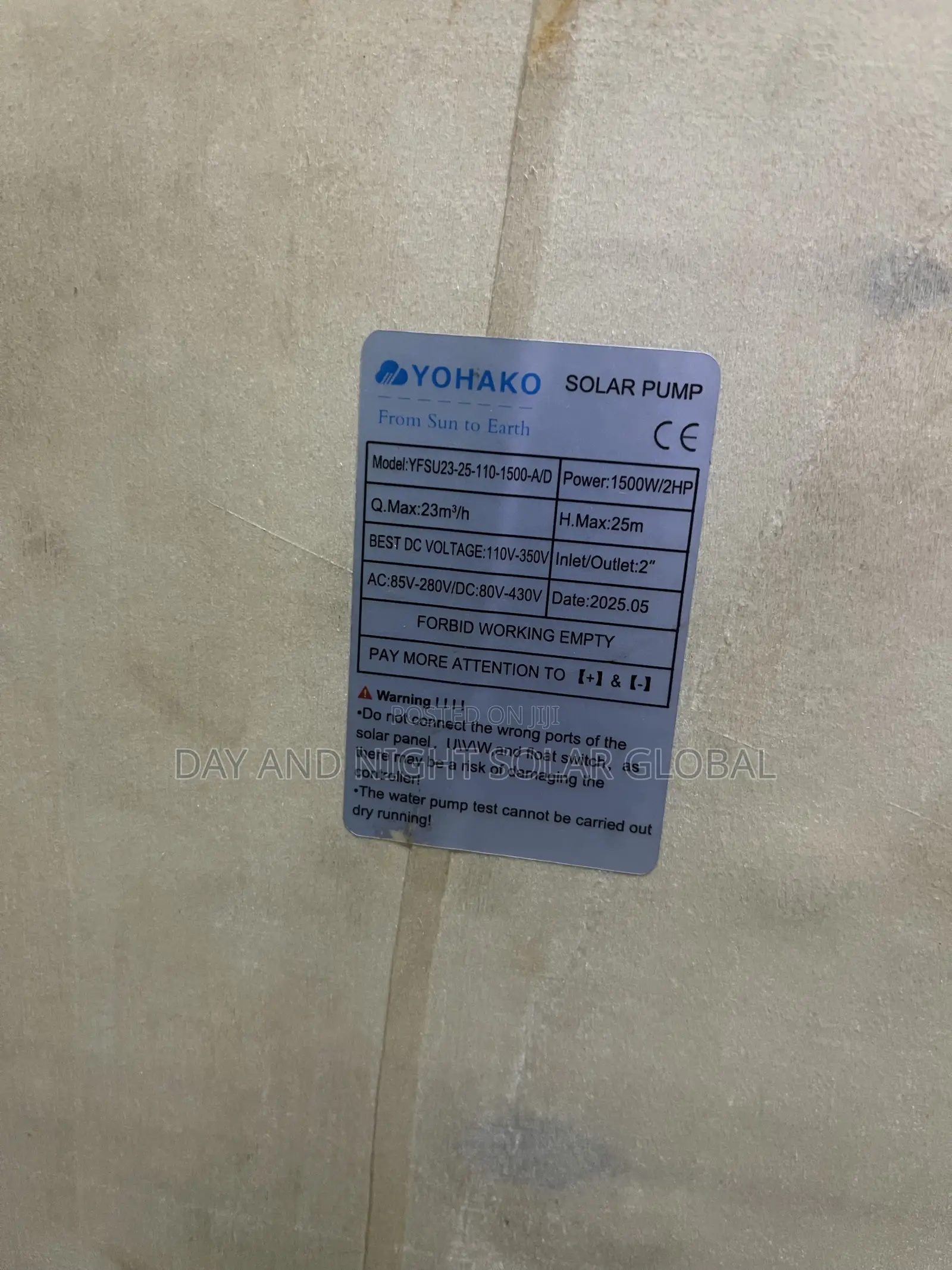 2hp AC/Dc Surface Solar Water Pump