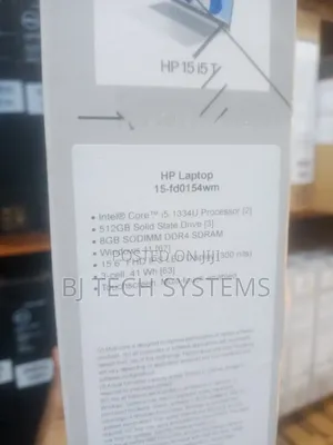 New Laptop HP 15 8GB Intel Core i5 SSD 512GB