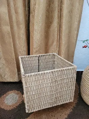 Big Raffia Rope Basket