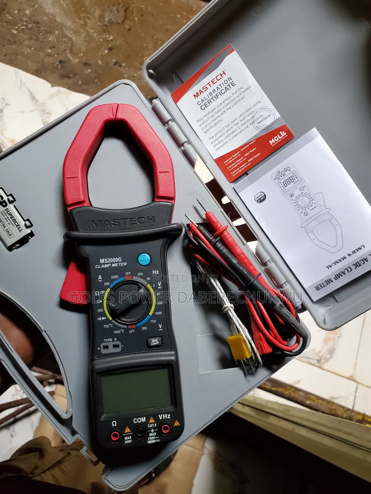 Mastech Ms2000g Digital Ac Clamp Meter