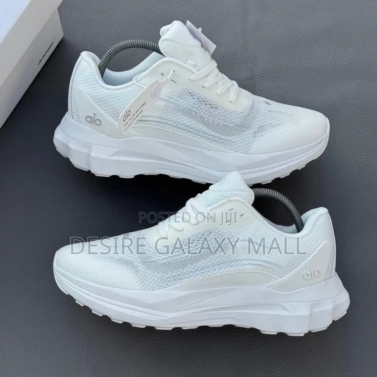 Alo Runner Performance White Sneakers