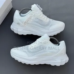 Alo Runner Performance White Sneakers