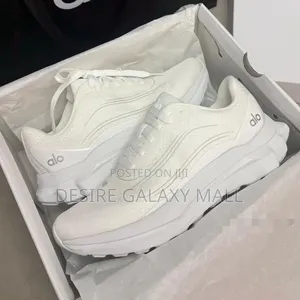 Alo Runner Performance White Sneakers
