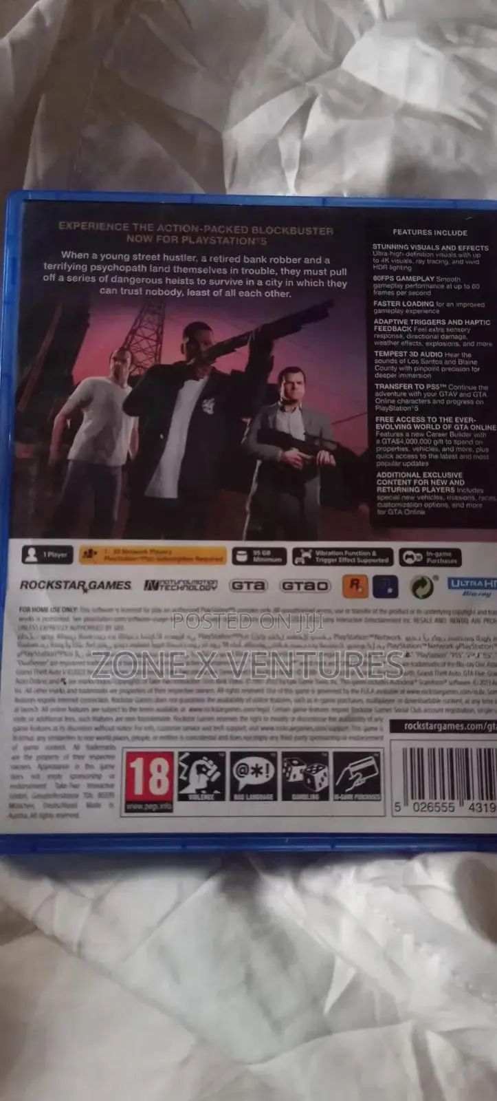 Gta5 5 Ps5 Cd