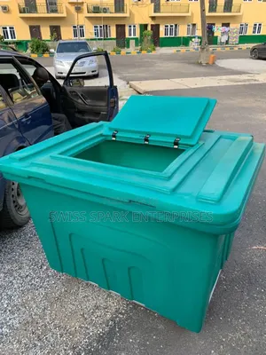 Heavy-Duty 1000l (1000 Litres) Industrial Plastic Waste Bin