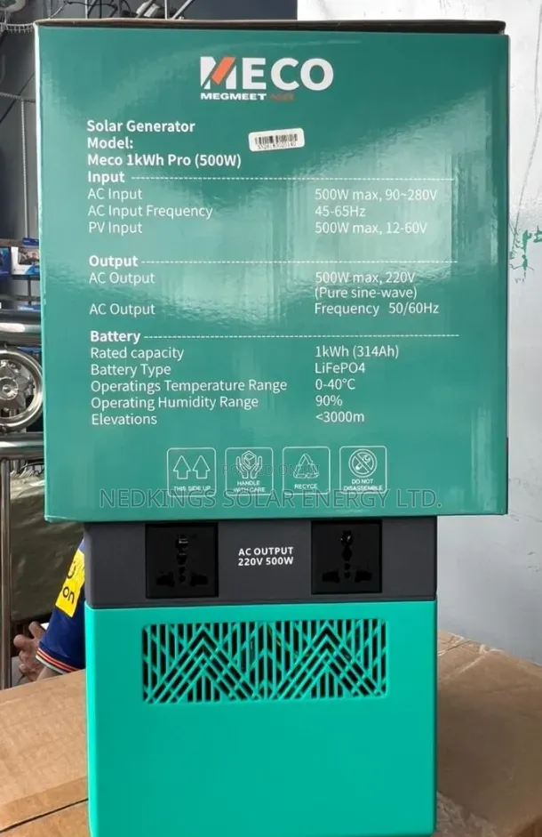 1kwh 500w Meco Solar Generator
