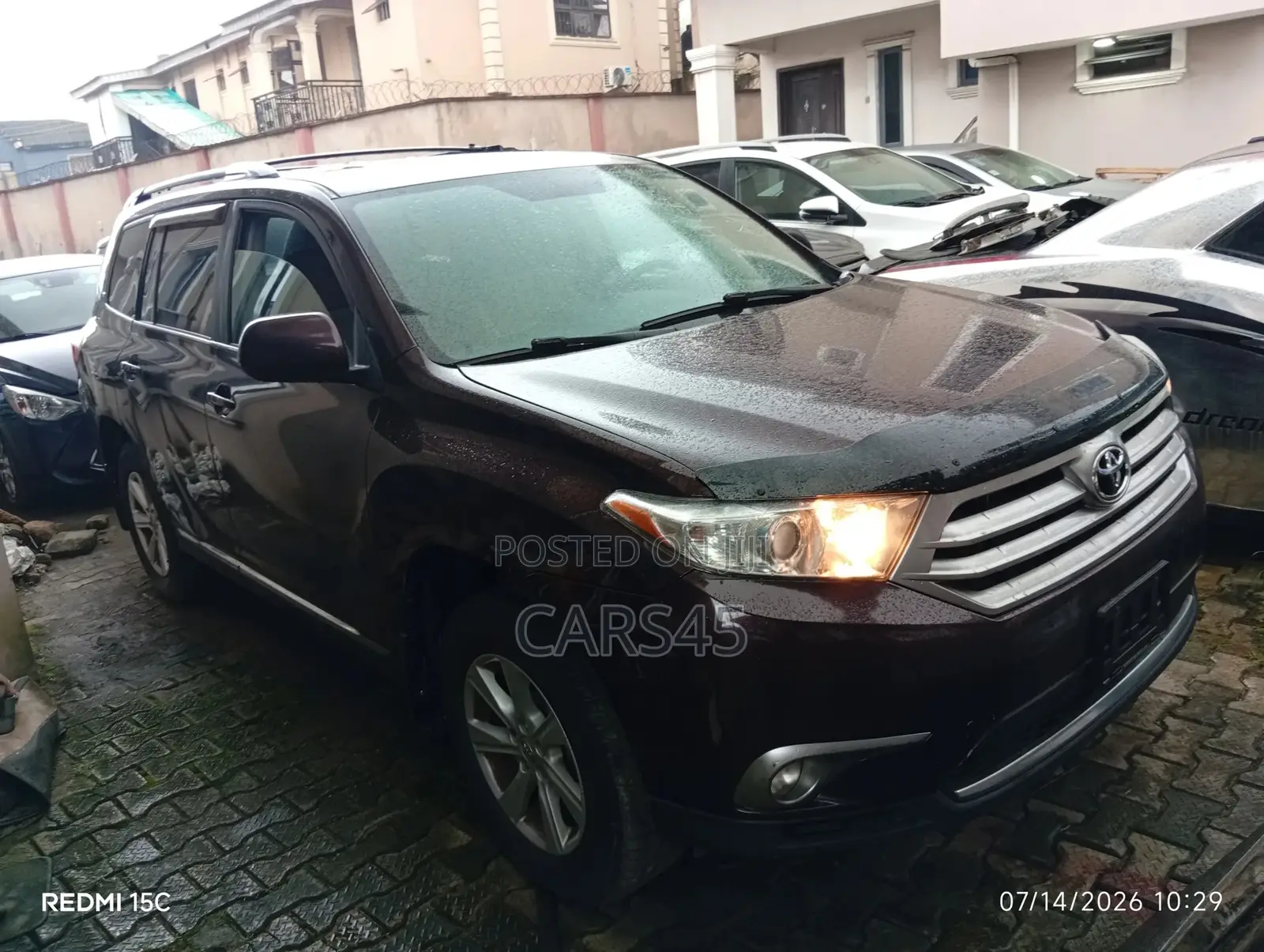 Toyota Highlander 2011 Red